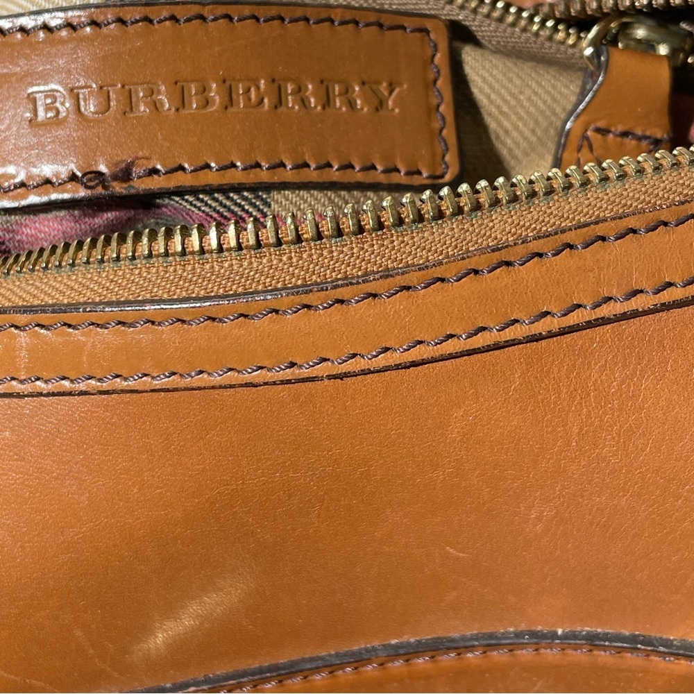 BURBERRY Alchester Bridle Belted DOCTORS Bag BROWN Purse Crossbody Leather ITALY - Picture 9 of 16
